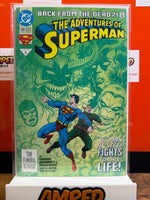 The Adventures of Superman 500 DC Comics 1993 SIGNED Mike Carlin w/ COA