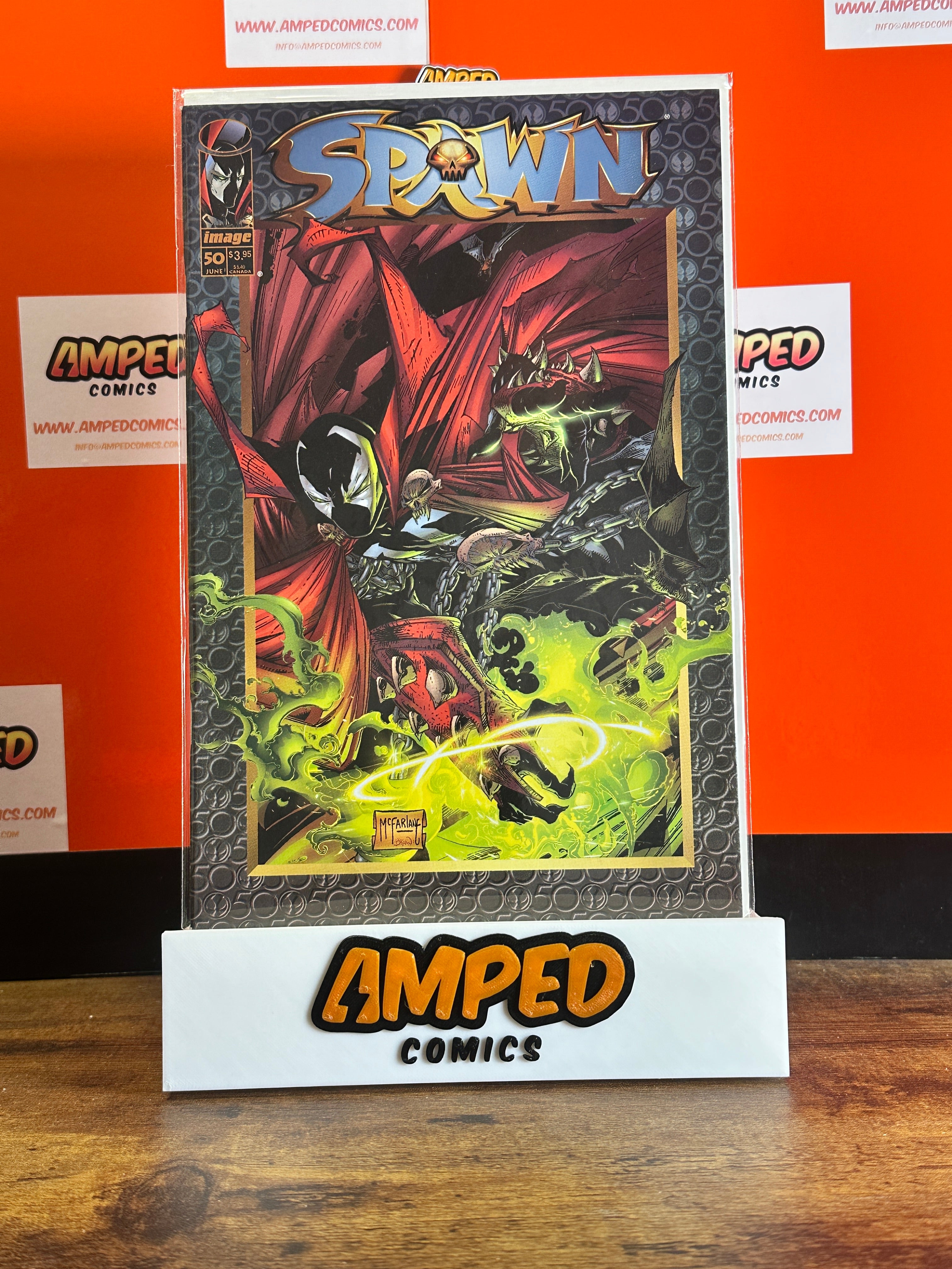 Spawn 50 (June 1996) Image Comics - Todd McFarlane Cover Art