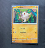 Mankey 106/193 Basic Pokemon Card - Sword Shield Fusion Strike