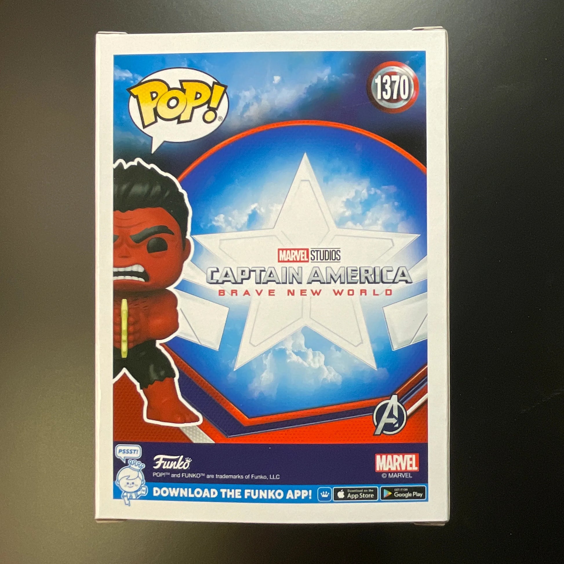 Funko Pop Marvel Red Hulk 1370 Exclusive