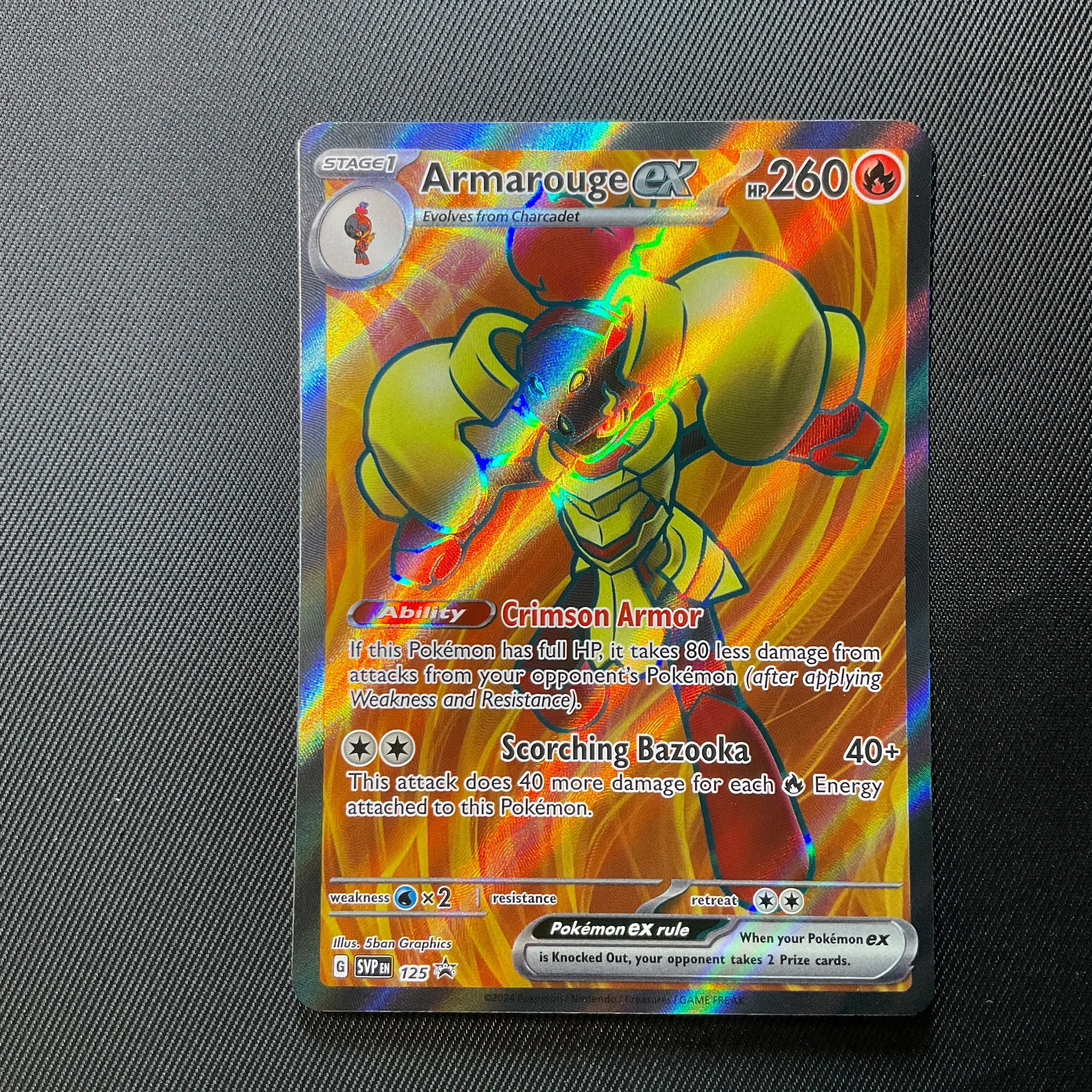 Armarouge ex 125/198 Scarlet Violet Pokemon Card Armarouge ex 125/198 Scarlet Violet Pokemon Card