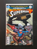 Superman 9 DC Rebirth Escape from Dinosaur Island