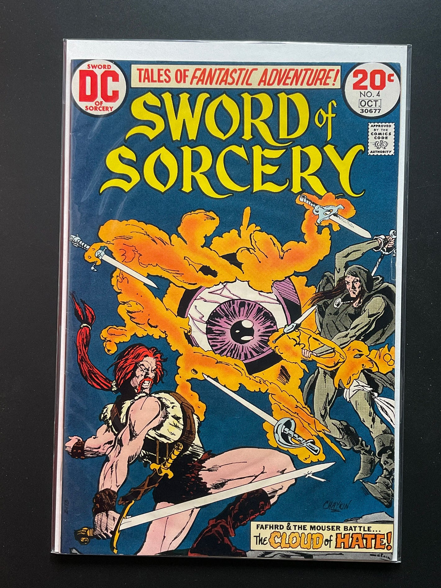 Sword of Sorcery 4 DC Comics Oct 1973 Fafhrd The Mouser Battle