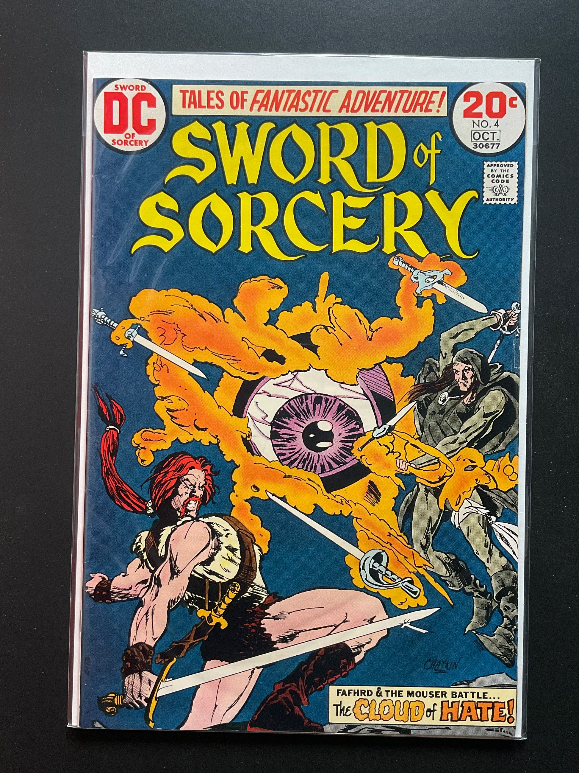 Sword of Sorcery 4 DC Comics Oct 1973 Fafhrd The Mouser Battle