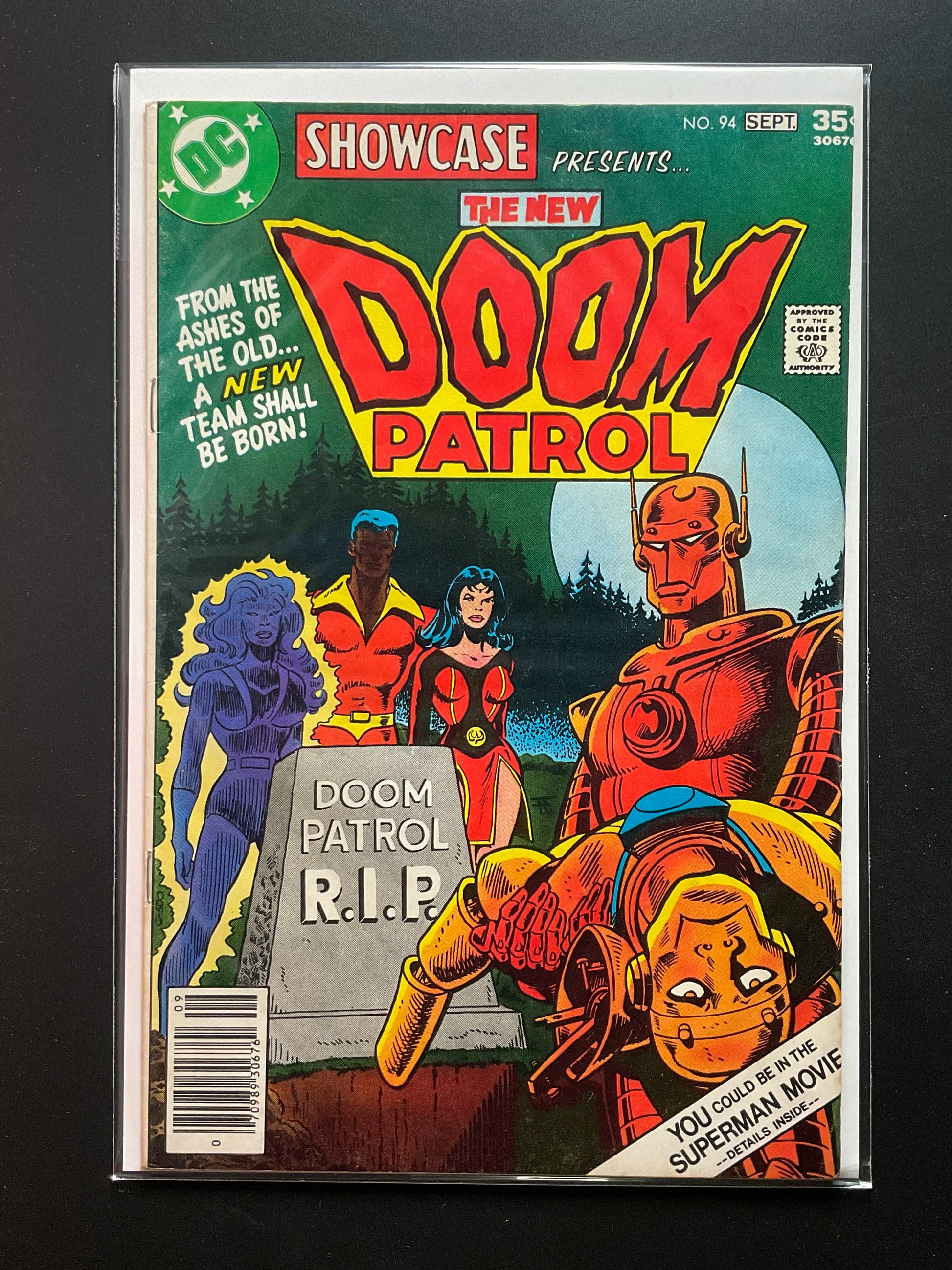 Showcase 94 The New Doom Patrol DC Comics Sept 1977