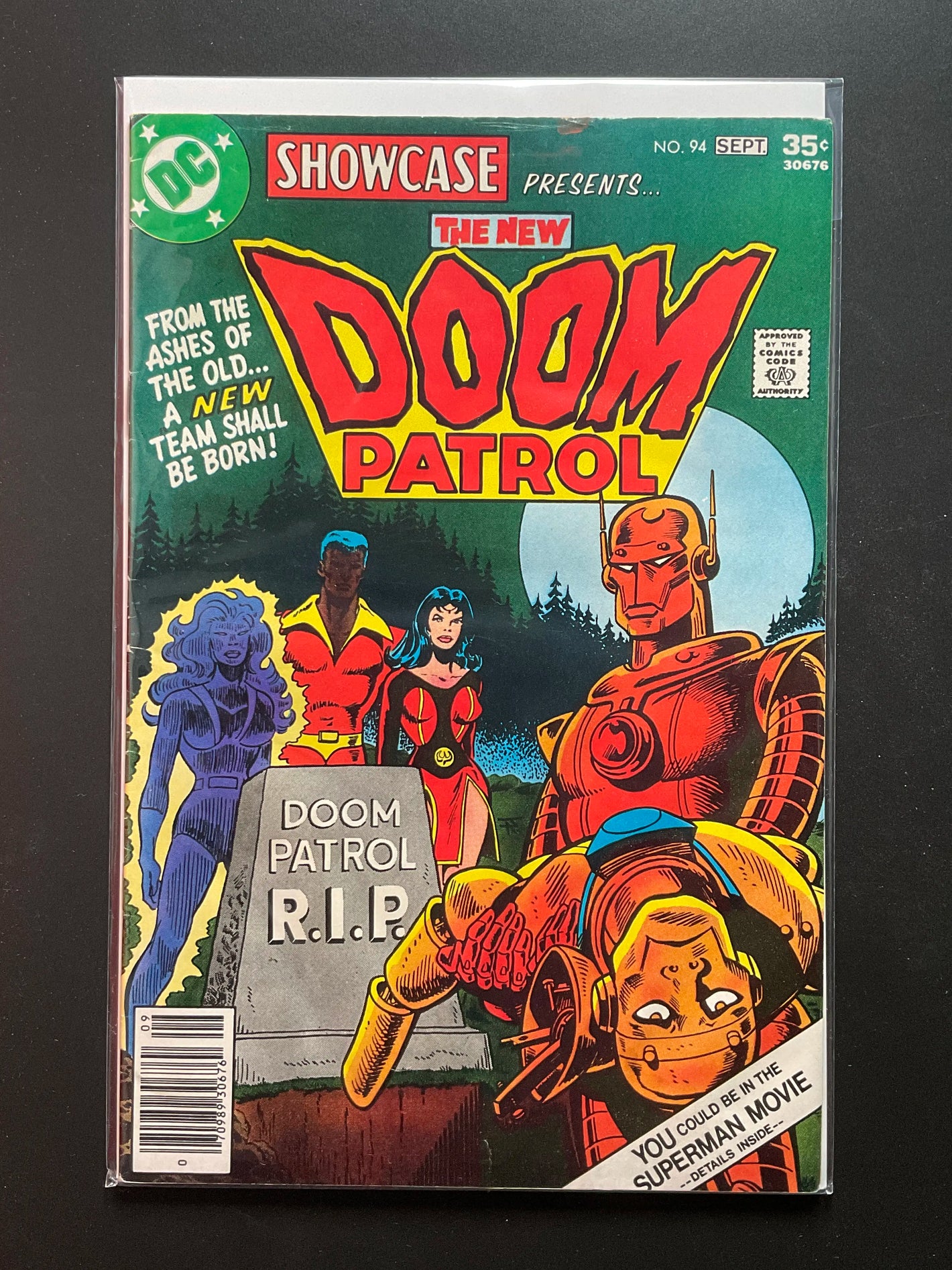 Showcase 94 The New Doom Patrol DC Comics Sept 1977 - B