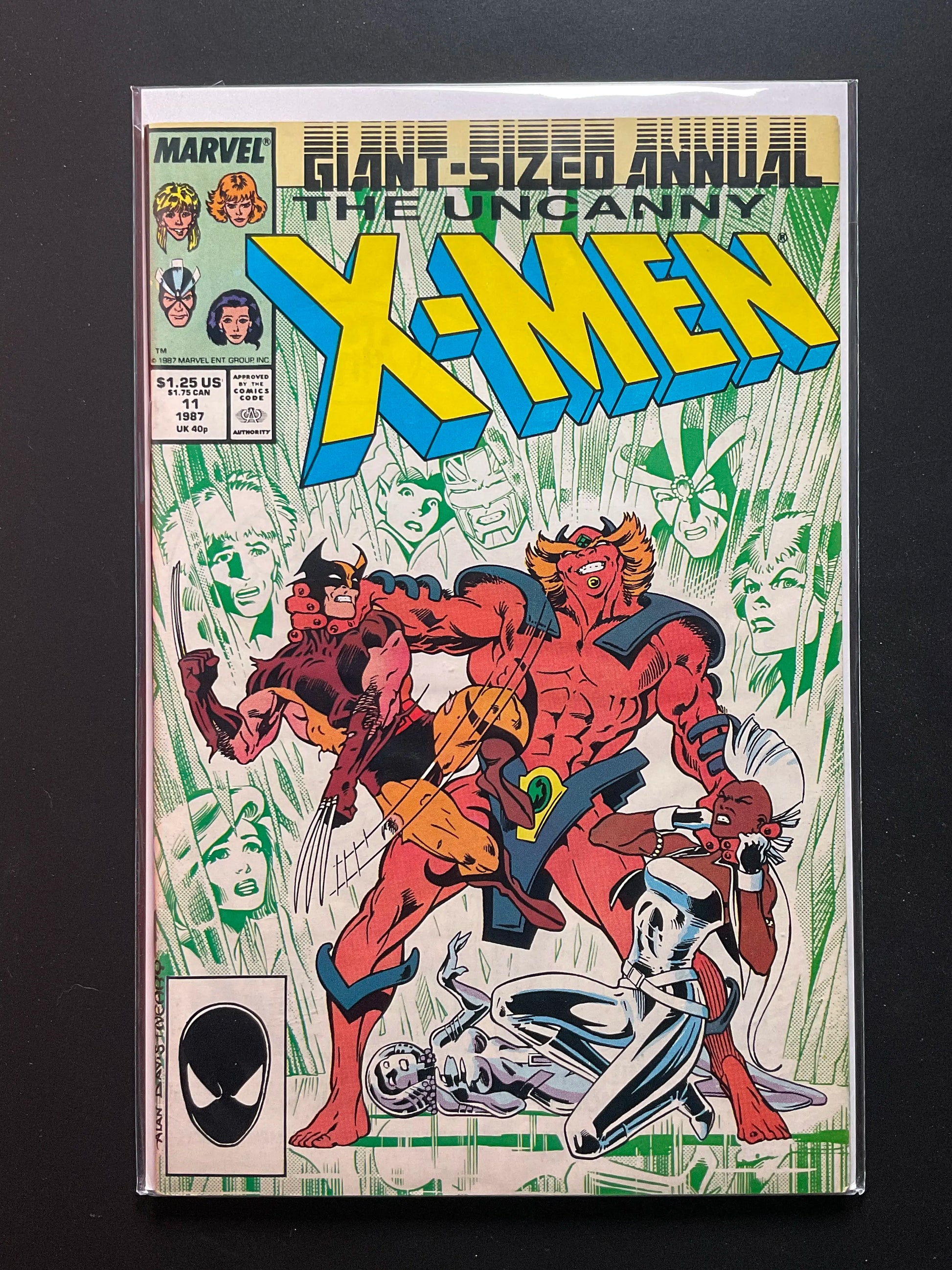 Uncanny X-Men Annual 11 Marvel 1987 Giant-Sized Wolverine Storm