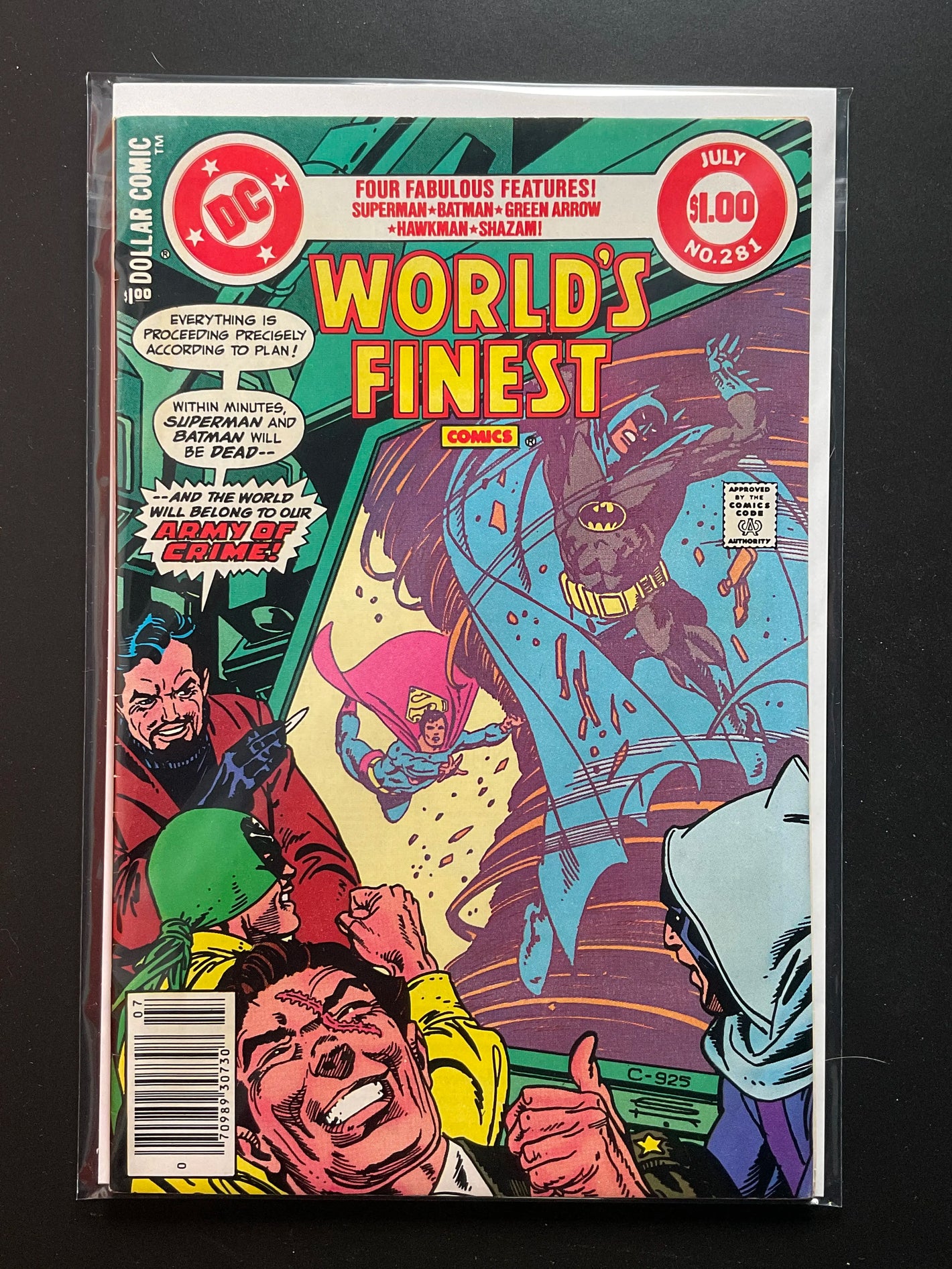 Worlds Finest Comics 281 DC Comics July 1982 Superman Batman