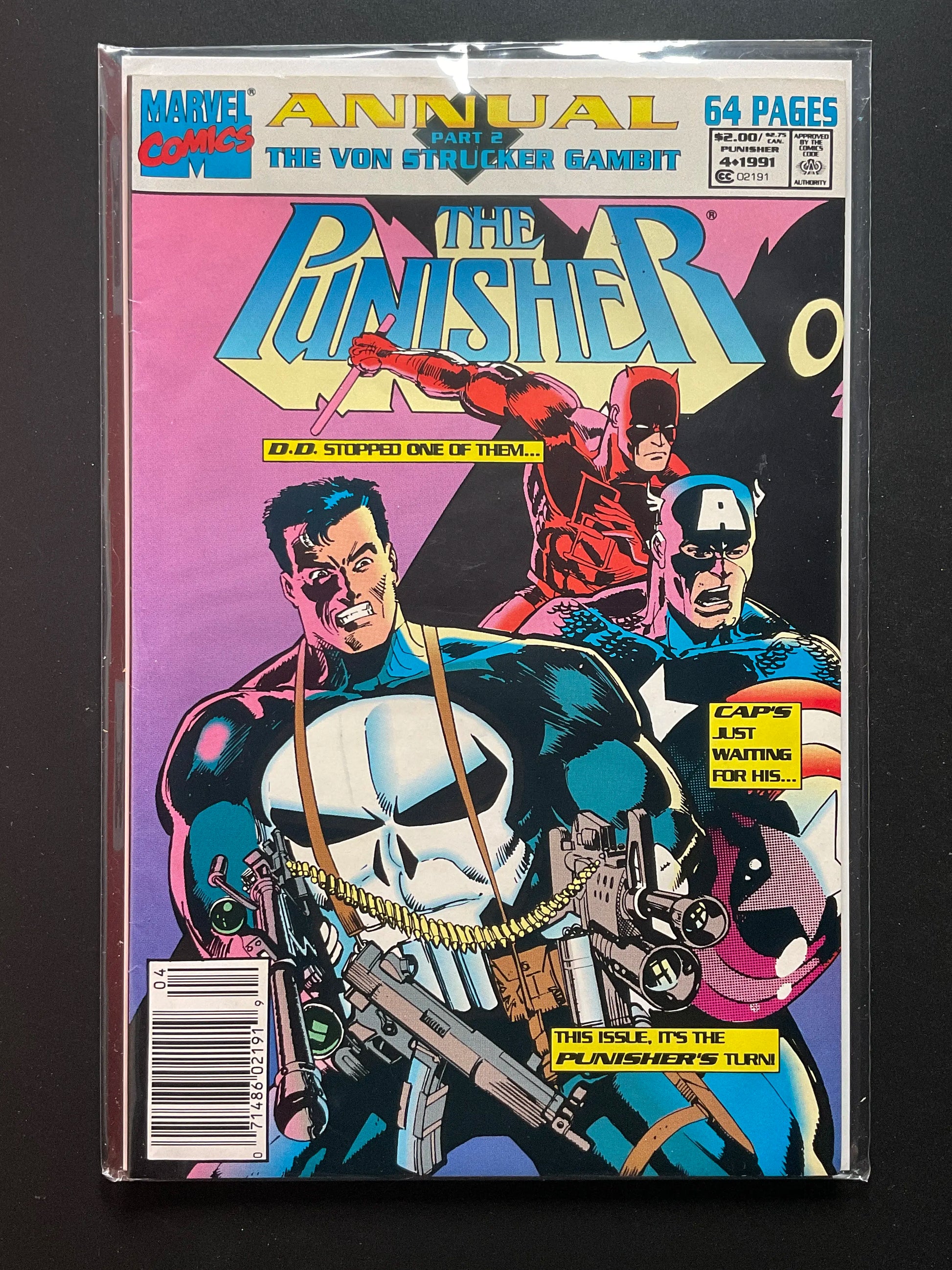 The Punisher Annual 4 Part 2 Marvel Comics 1991