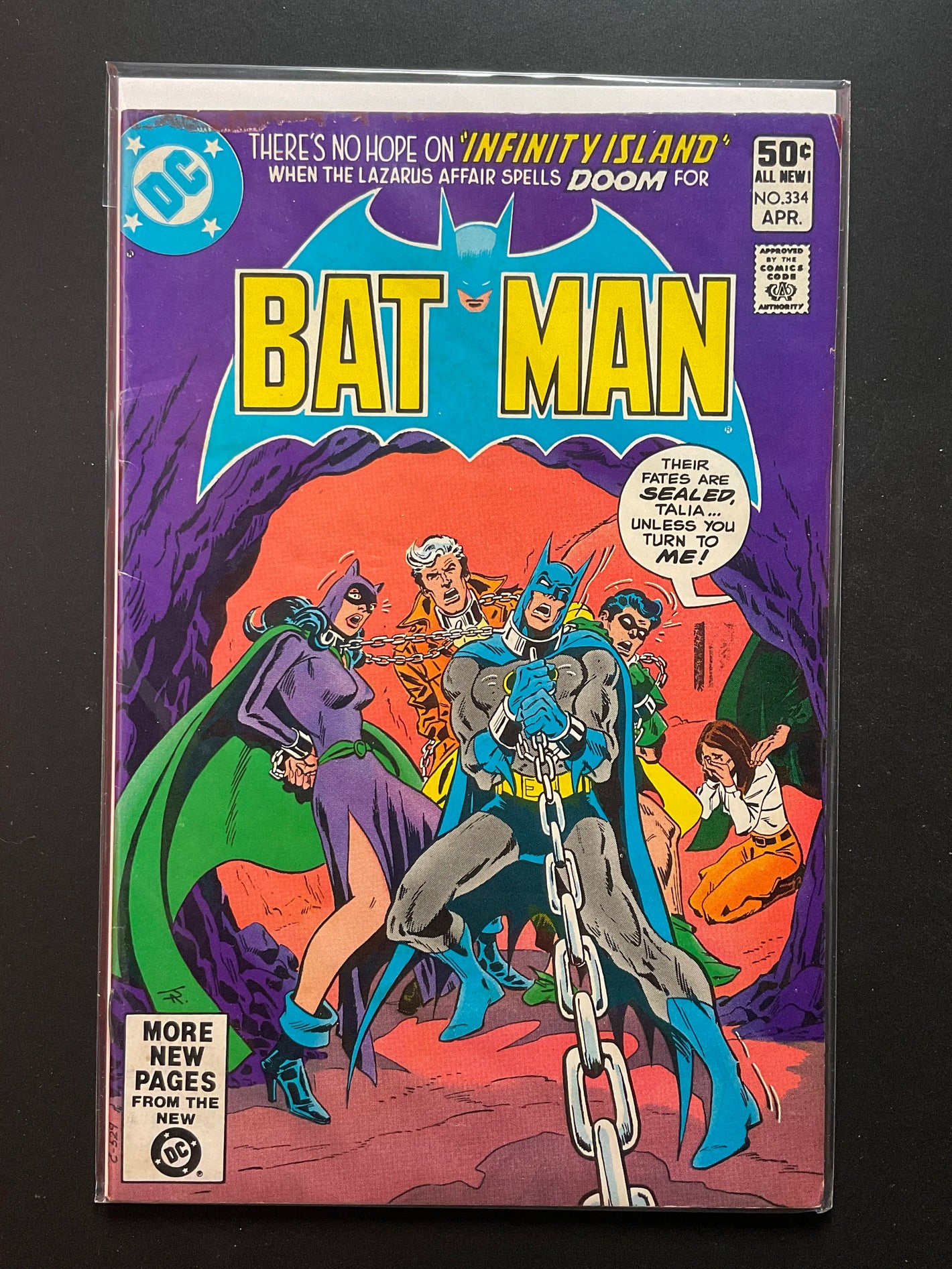 Batman 334 DC Comics Apr 1981 Lazarus Affair Part 2