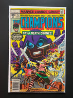 The Champions 15 Marvel Comics 1977 Day of the Death-Drones