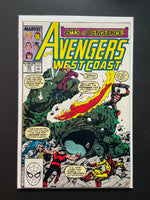 Avengers West Coast 54 Marvel Comics January 1990 Acts of Vengeance