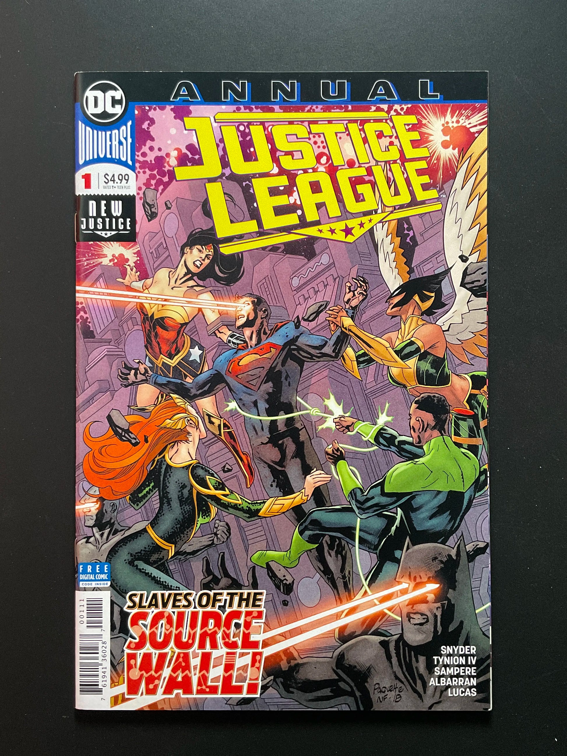 Justice League Annual 1 DC Universe 2019 Slaves of the Source Wall