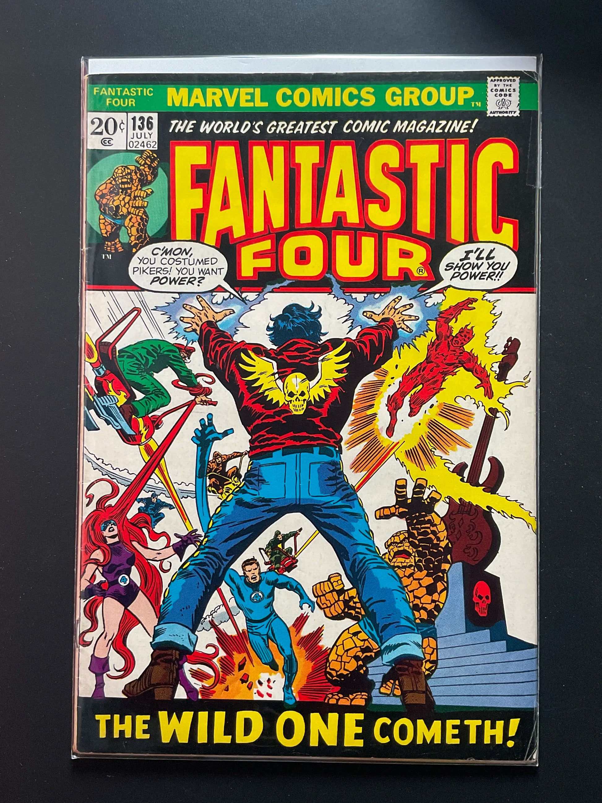 Fantastic Four 136 Marvel Comics July 1973 The Wild One Cometh