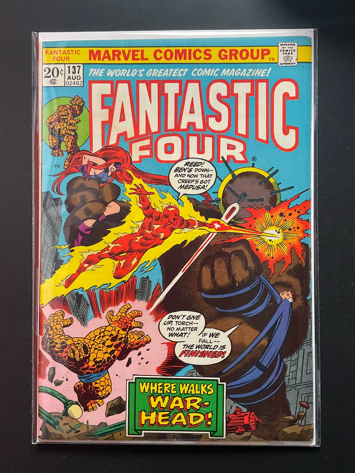 Fantastic Four 137 Marvel Comics August 1973 - C