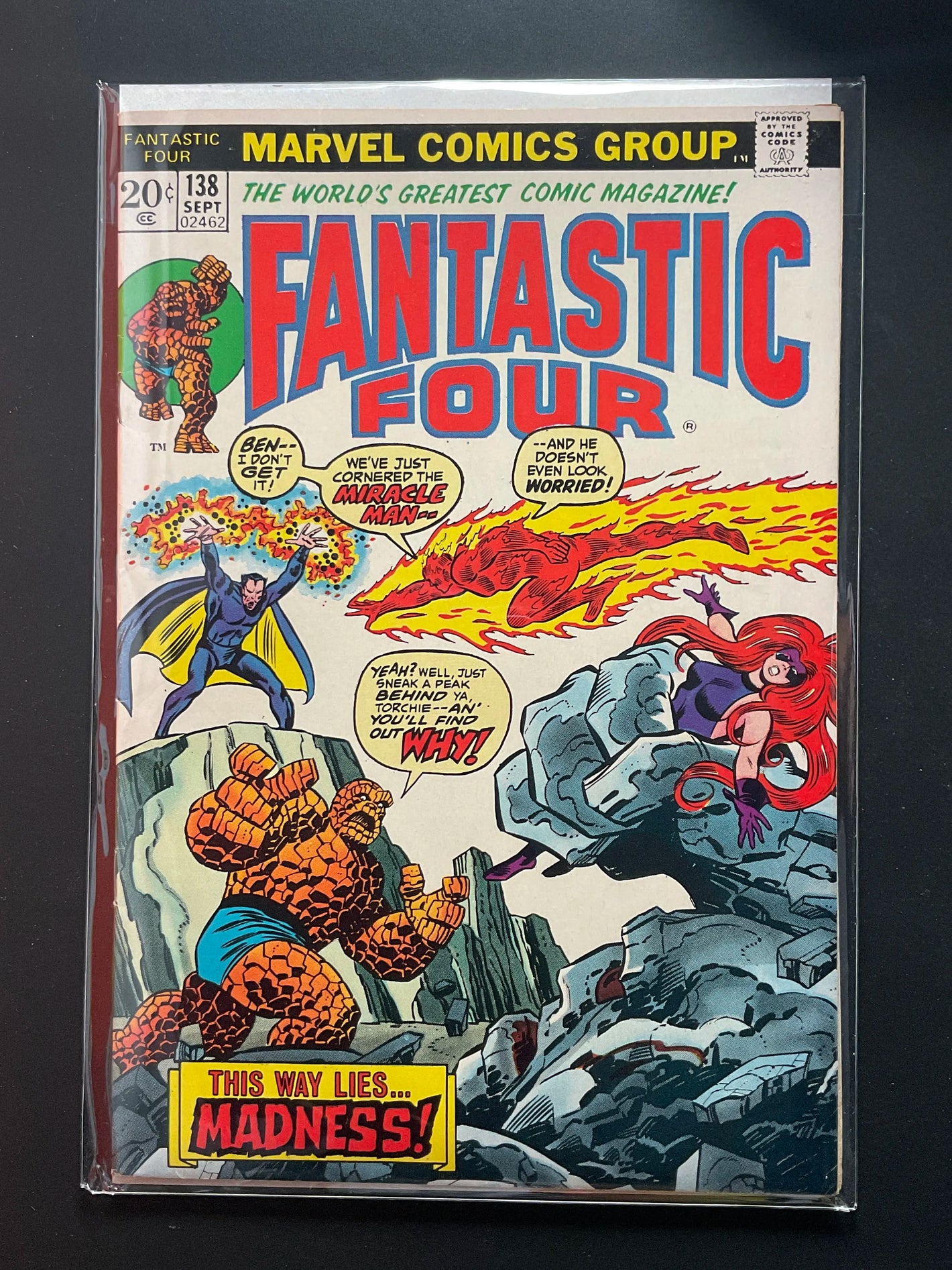 Fantastic Four 138 Marvel Comics Sept 1973 - C