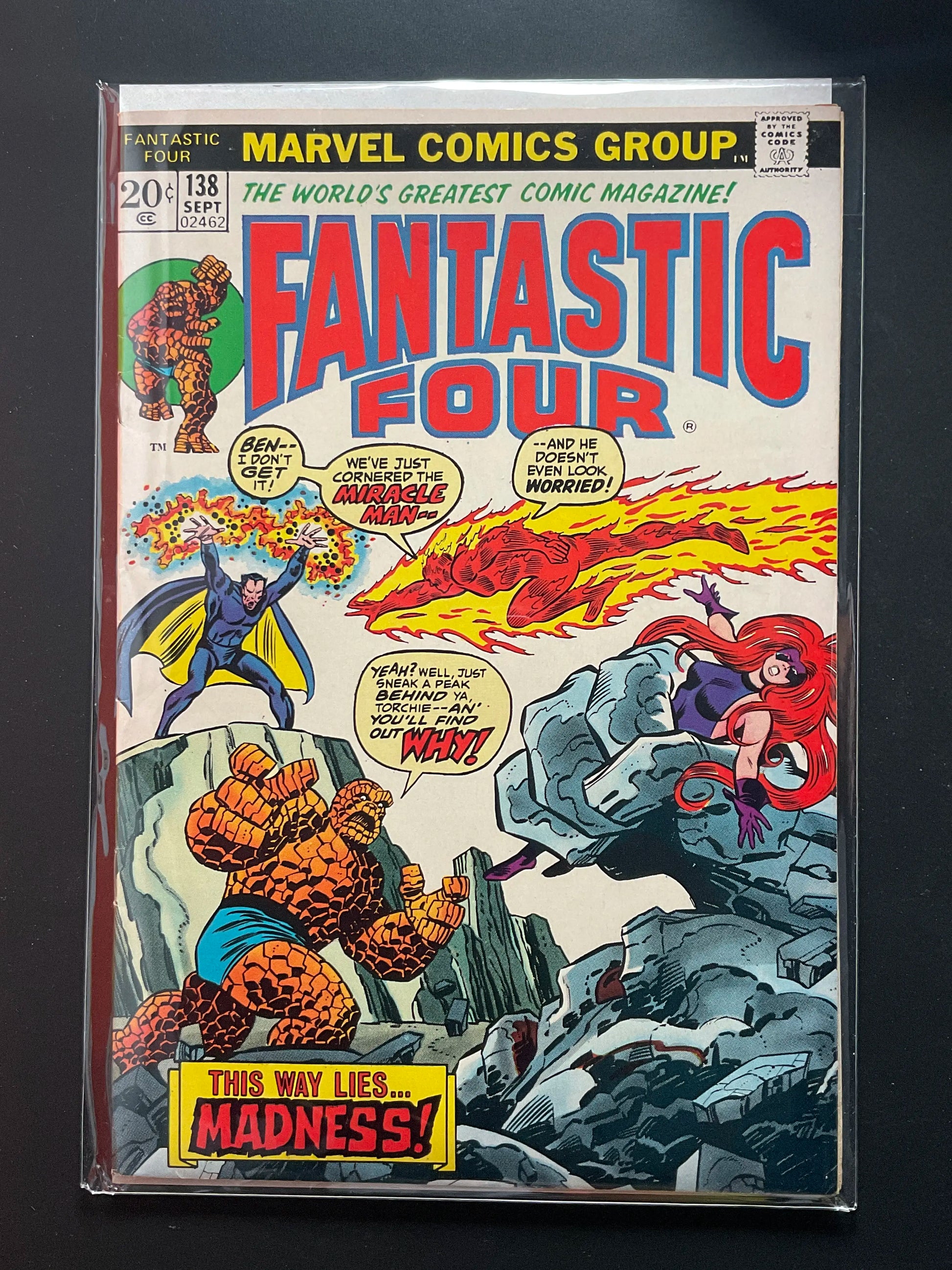 Fantastic Four 138 Marvel Comics Sept 1973 - C