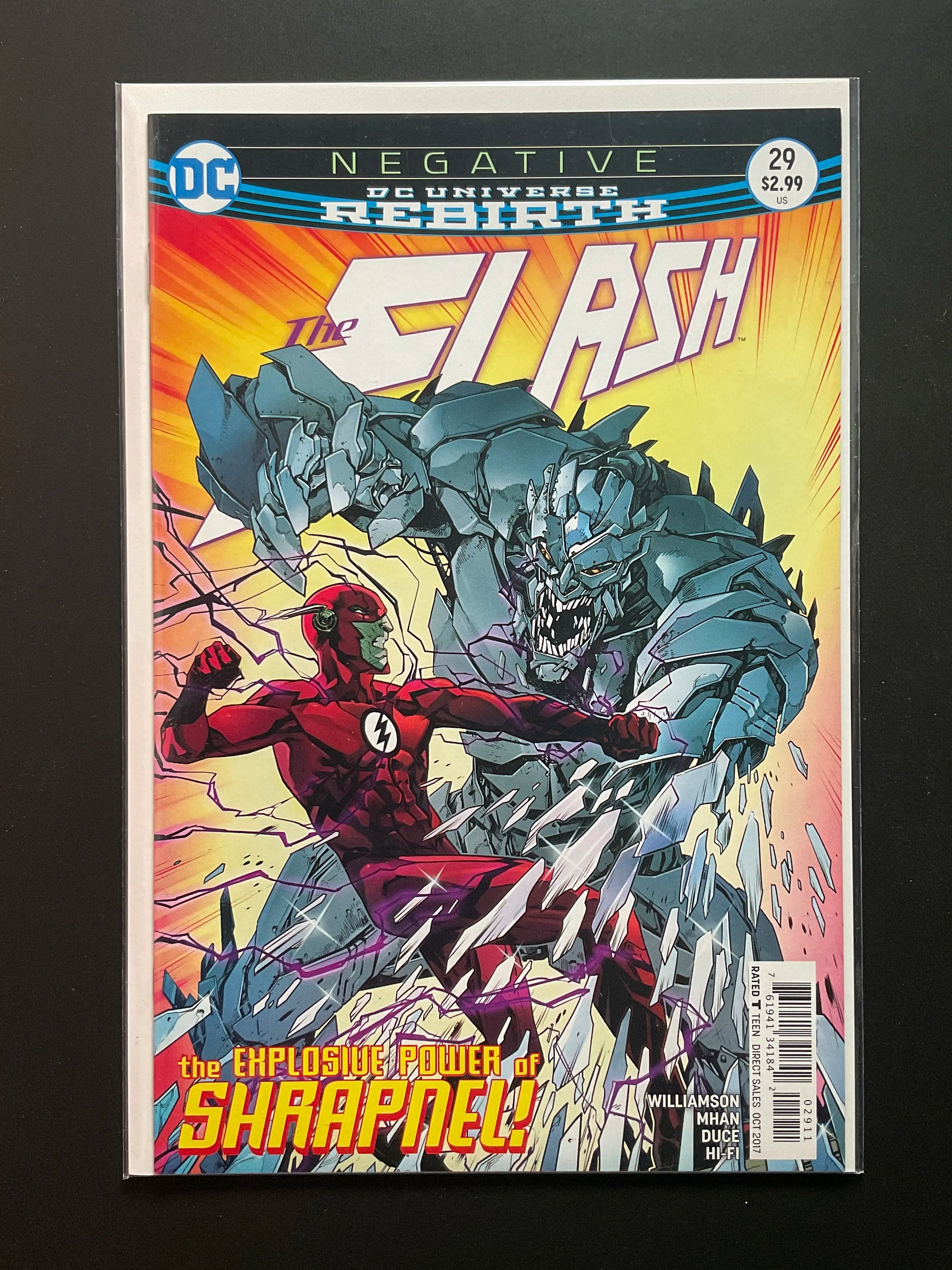 The Flash 29 DC Universe Rebirth 2017 Shrapnel Appearance