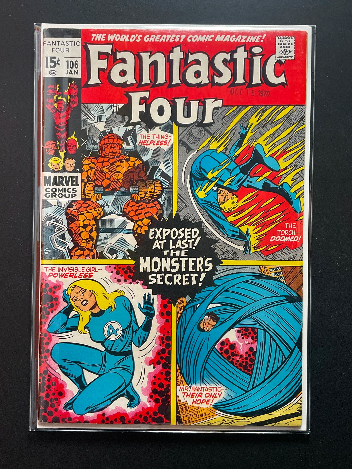 Fantastic Four 106 Marvel Comics Jan 1971
