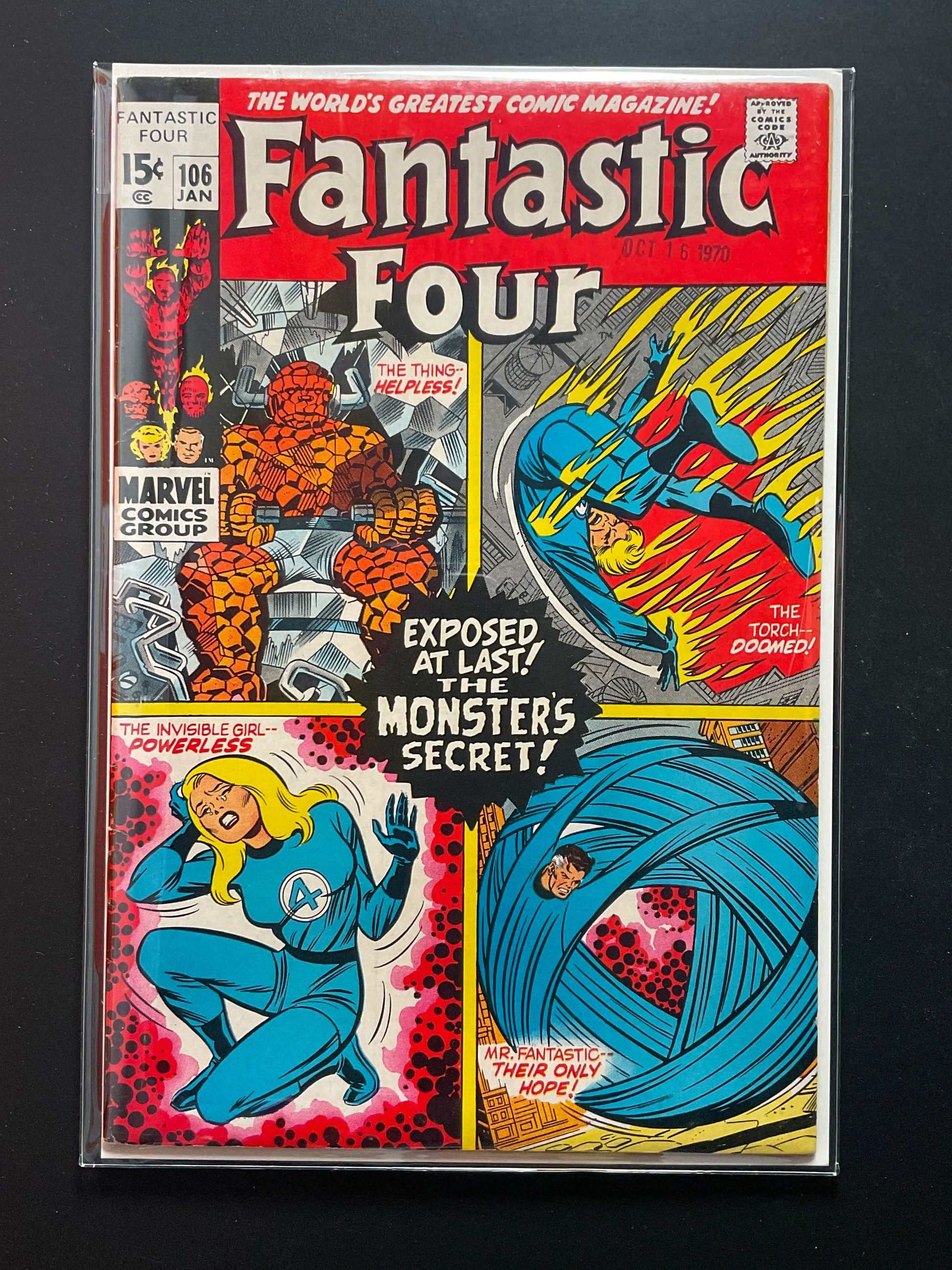 Fantastic Four 106 Marvel Comics Jan 1971