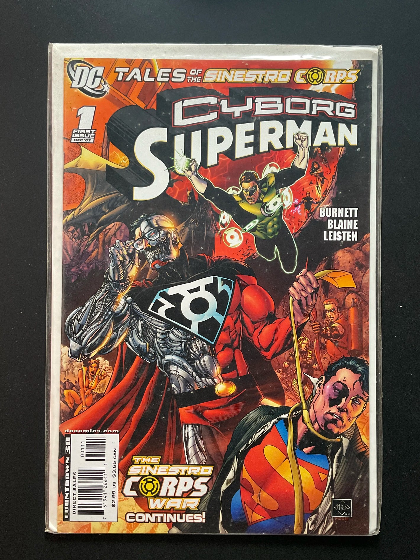 Tales of the Sinestro Corps Cyborg Superman 1 DC Comics Dec 2007