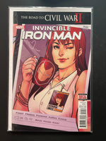 Invincible Iron Man 10 Marvel 2016 The Road to Civil War II