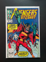 Avengers West Coast 52 Marvel Comics Dec 1989 Master Pandemonium