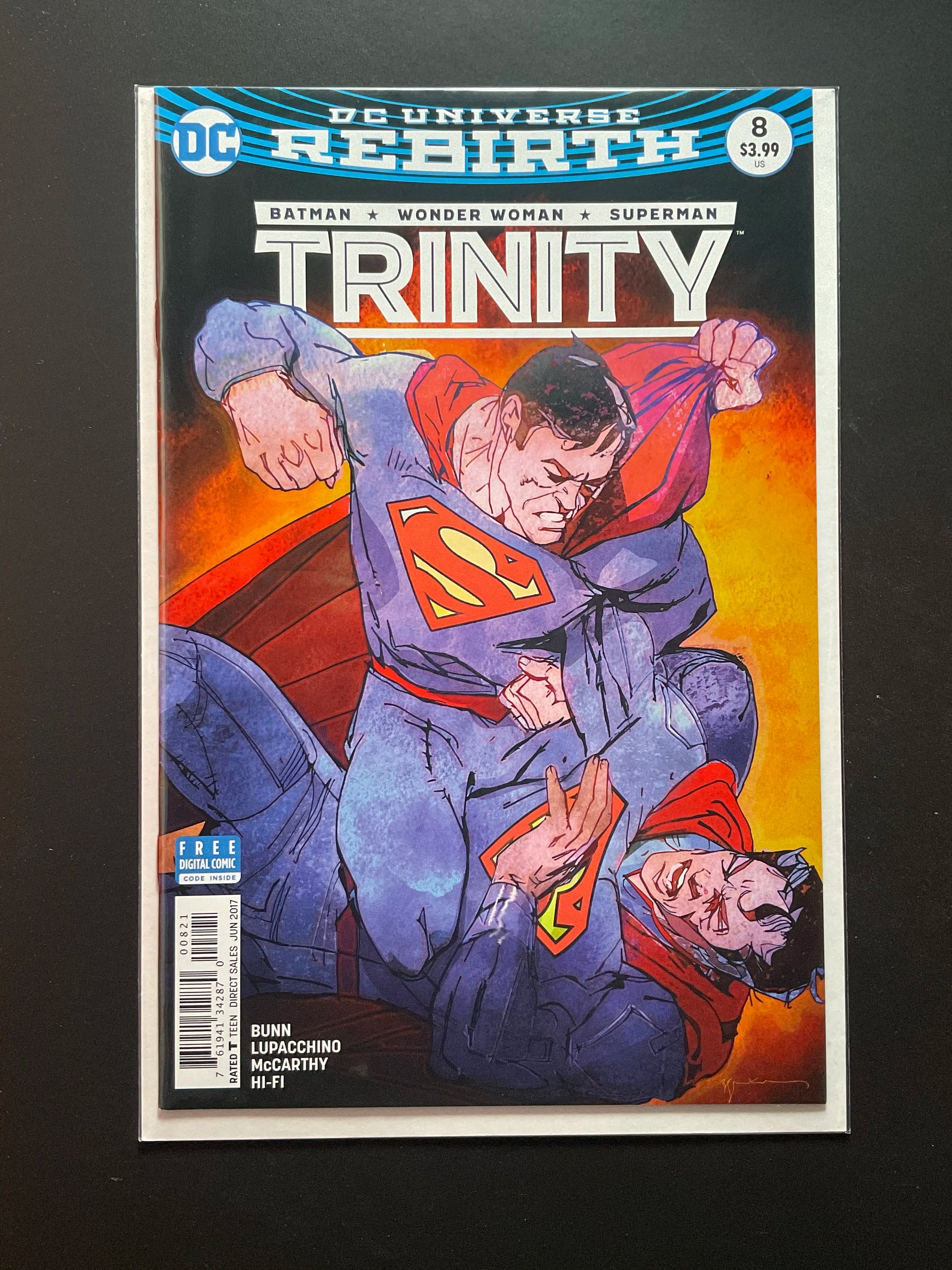 Trinity 8 DC Universe Rebirth (Jan 2017) Superman Batman Wonder Woman