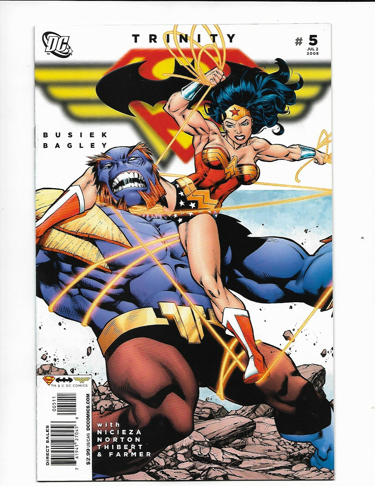 DC Comic Trinity # 4, 5, 6 June 2008 Batman Superman Wonder Woman