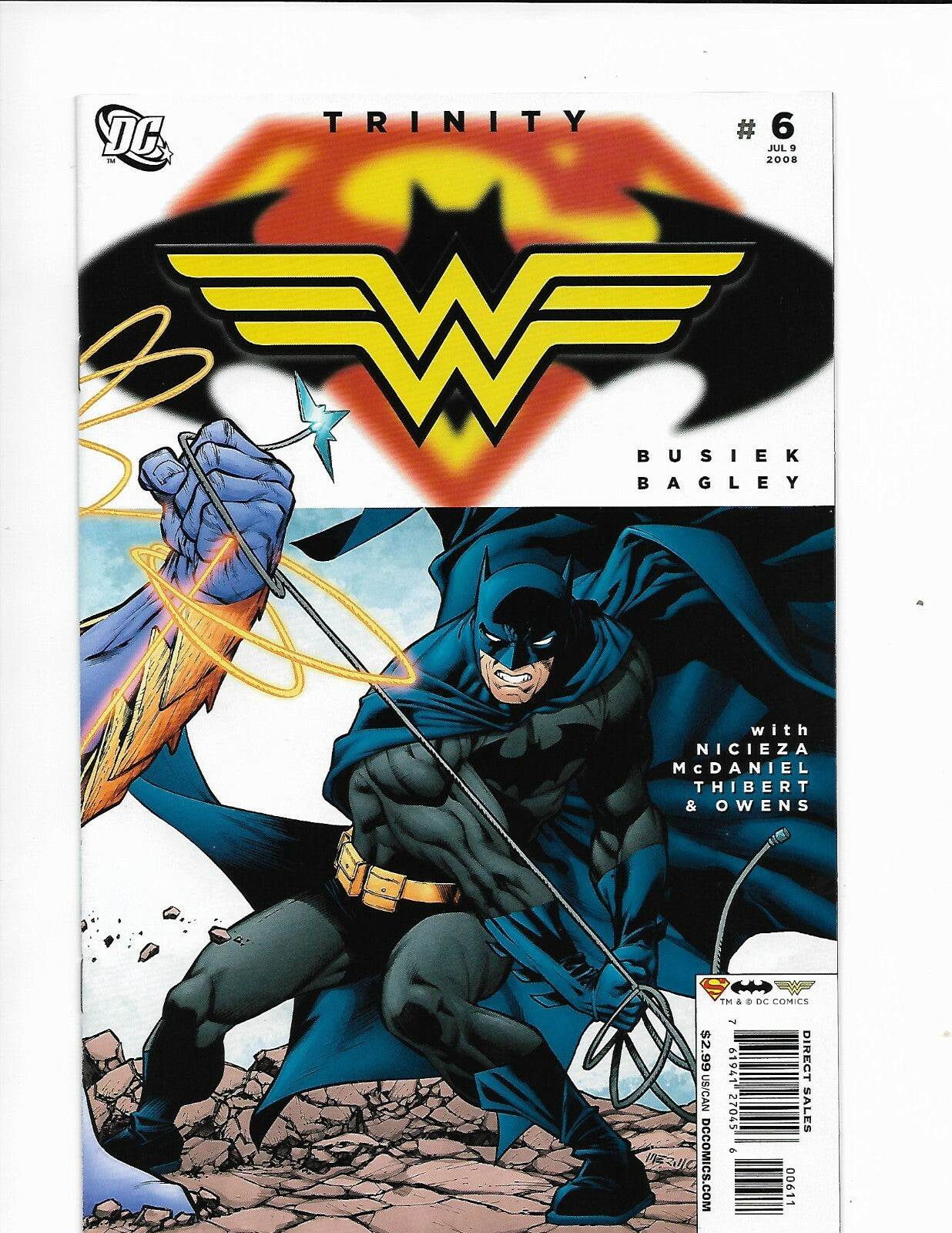 DC Comic Trinity # 4, 5, 6 June 2008 Batman Superman Wonder Woman
