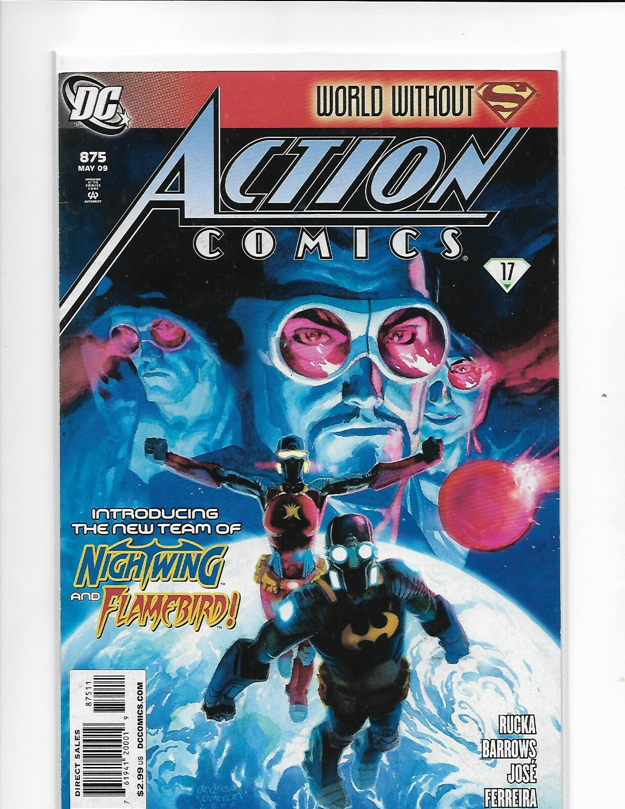 ACTION COMICS # 875 DC COMICS INTRO NIGHTWING AND FLAMEBIRD