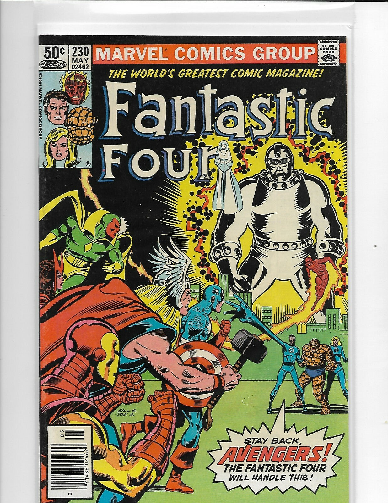 Fantastic Four # 230 NEWSSTAND EDITION 1981