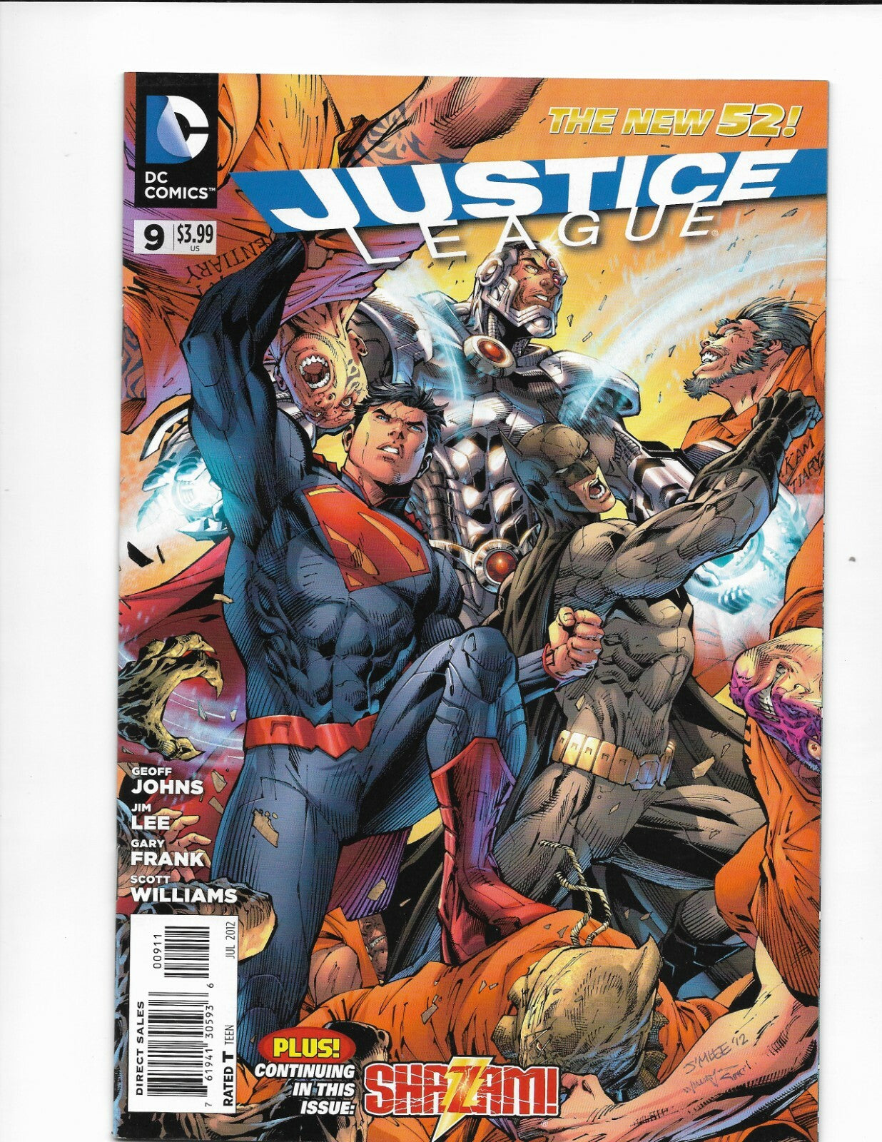 Justice League #9 The New 52 (2012) Never Read