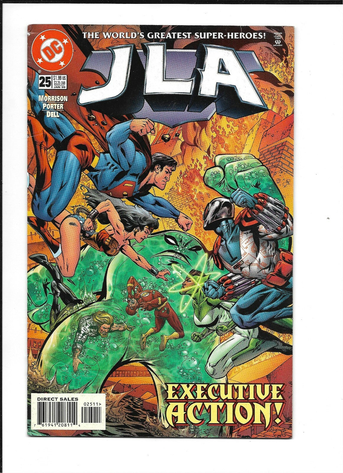 JLA #25 and #26 Justice League of America (DC Comics, 1999) by Grant Morrison