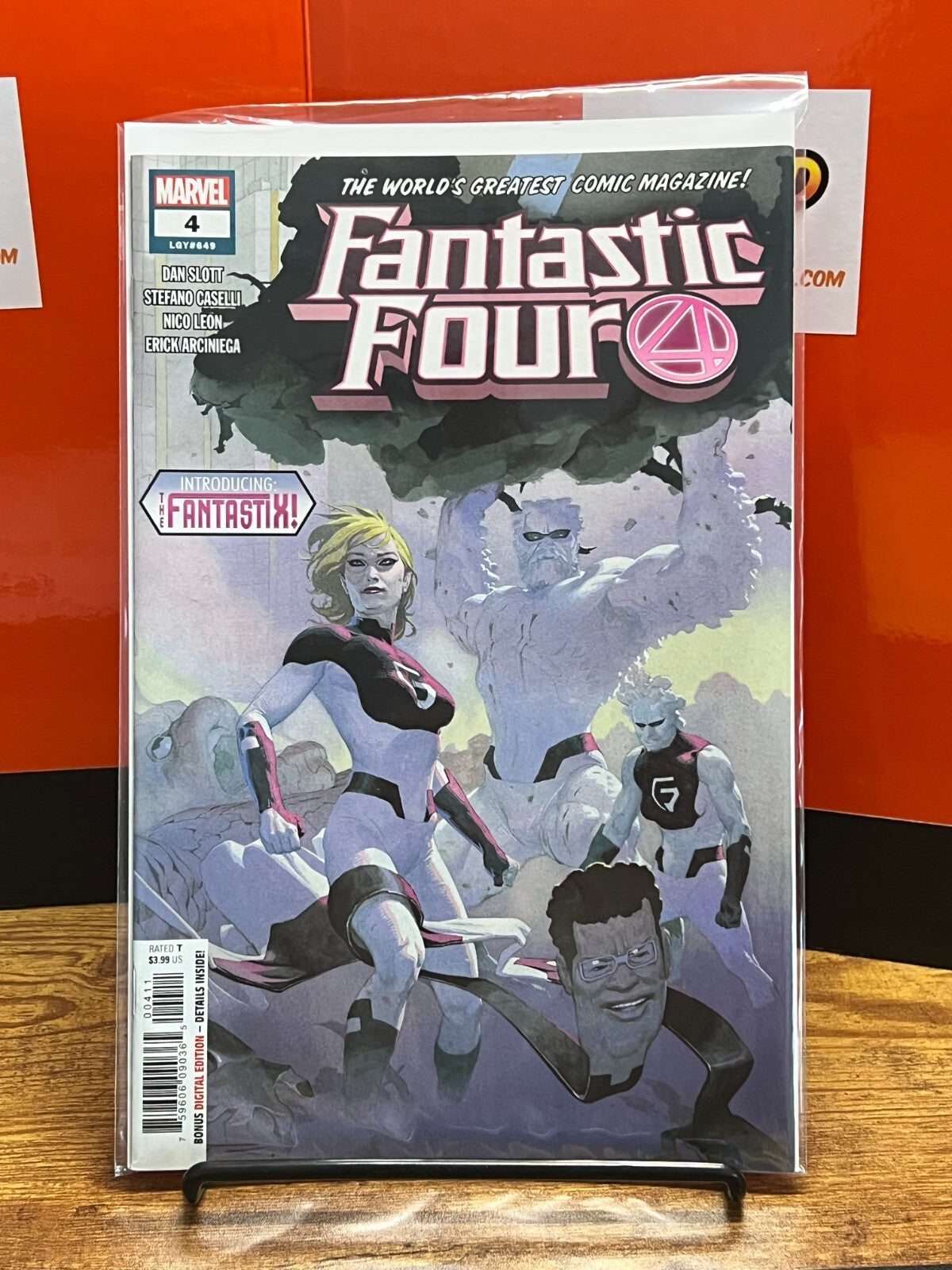 Fantastic Four #4 2018 Marvel Comics 1st App of The Fantastix Esad Ribic Cover A
