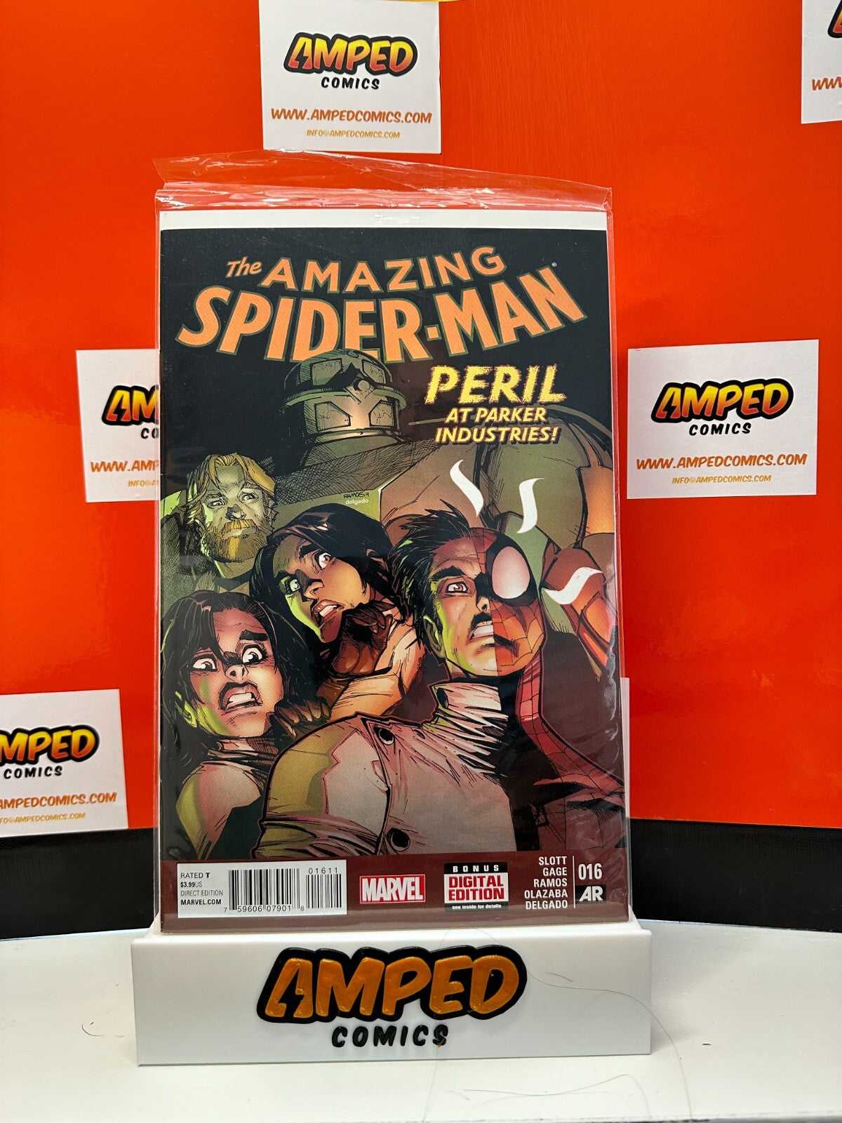 Amazing Spider-Man #16 MARVEL (2015) Peril at Parker Industries