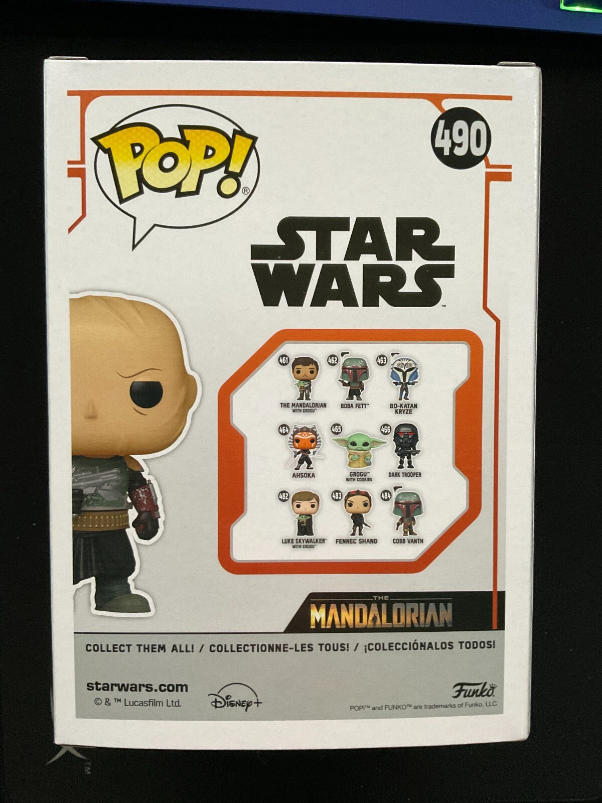 Funko Pop Star Wars Boba Fett 490 2022 Walmart Exclusive New Disney Mandalorian