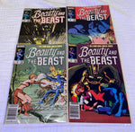 BEAUTY AND THE BEAST #1, #2, #3, #4 1984 MARVEL COMICS LOT OF 4 BOOKS!