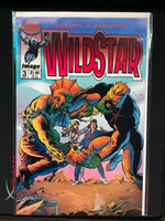 Wildstar #3 Image Comics 1993 vs. Savage Dragon