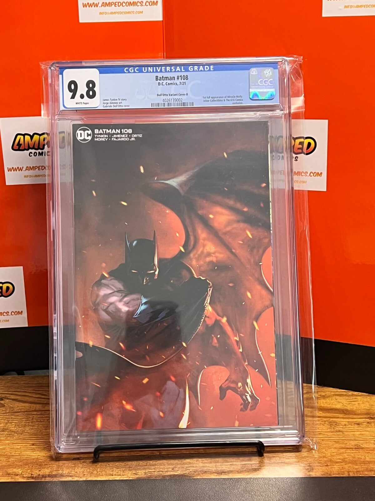 Batman #108 CGC 9.8 Del Otto Variant DC Comics (2021)