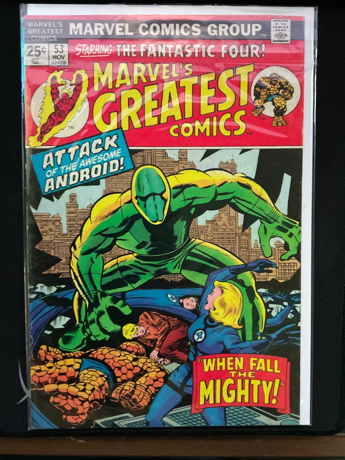 Marvel Greatest Comics No 53 starring Fantastic Four. 1974.