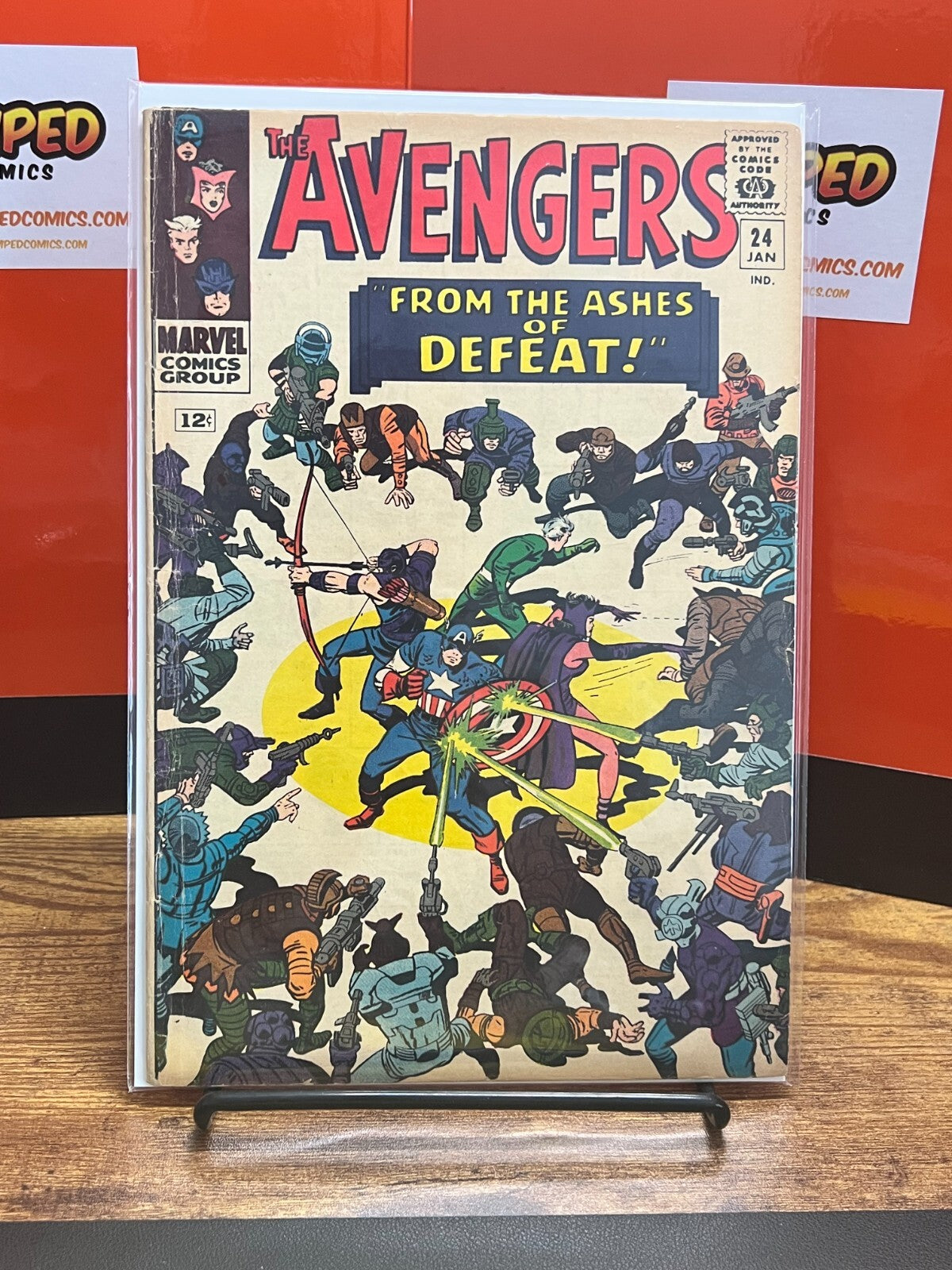 THE AVENGERS #24 1966 - Silver Age Book! 2nd appearance of Ravonna Renslayer KEY