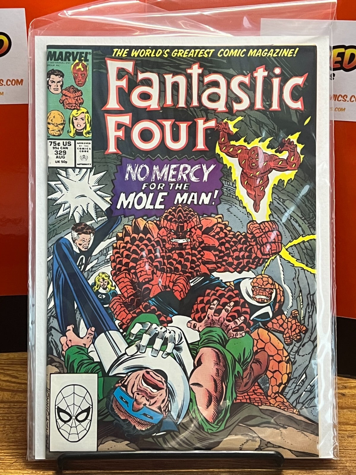 Fantastic Four #329 Marvel Comics Mole Man appearance