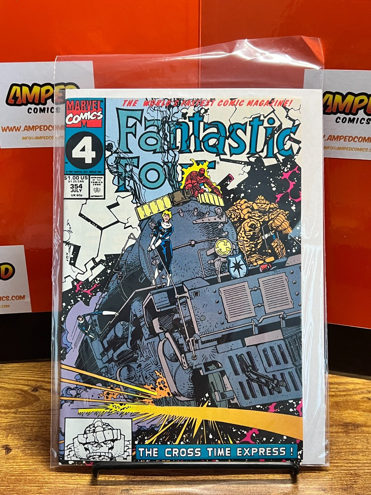 Fantastic Four #354 1st appearance of Casey, a train conductor for the TVA
