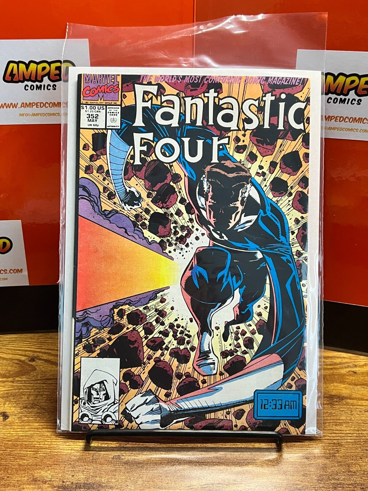 FANTASTIC FOUR #352 1st team appearance of the Minutemen, the TVA police force