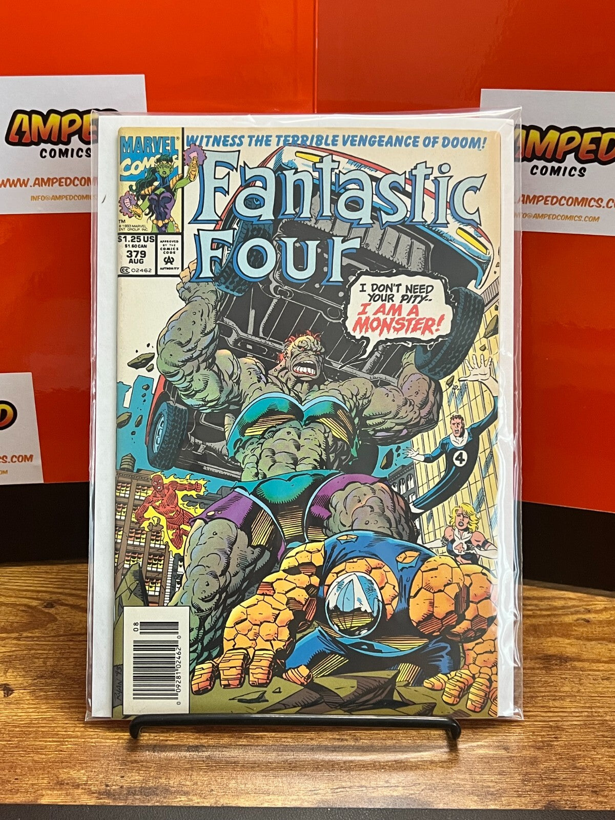 FANTASTIC FOUR #379 RARE NEWSSTAND EDITION