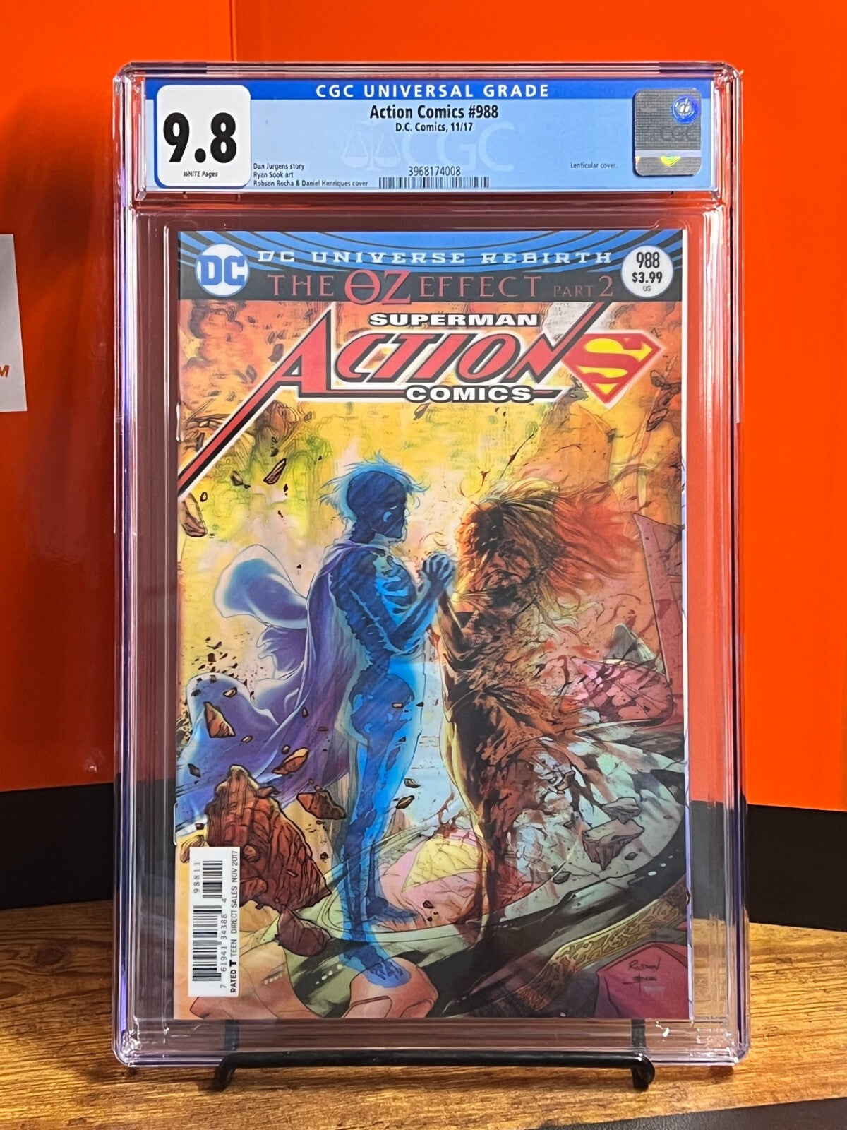 Action Comics #988 (Lenticular Standard Cover) CGC 9.8