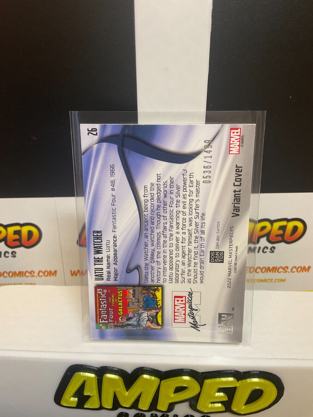 2022 UD Marvel Masterpieces Variant Cover UATU THE WATCHER /1499