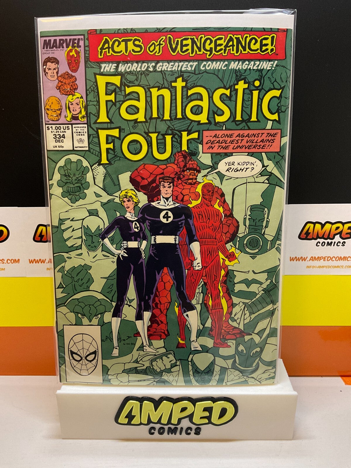 Fantastic Four #334 VF/NM Marvel 1989
