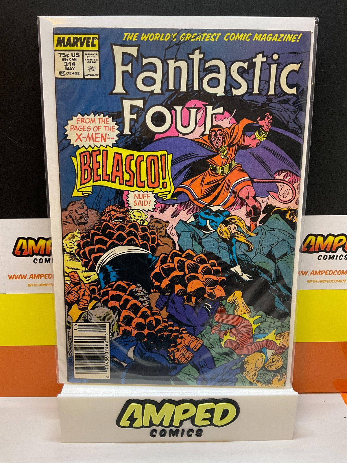 Fantastic Four #314 Direct Market Edition ~ 1988 Marvel Comics